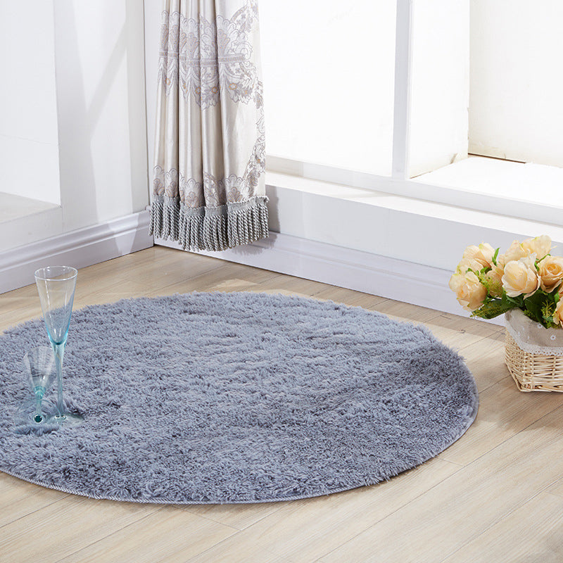 Multi Colored Comfort Rug Polypropylene Solid Color Carpet Non-Slip Backing Pet Friendly Washable Rug for Bedroom Clearhalo 'Area Rug' 'Casual' 'Rugs' Rug' 2238909