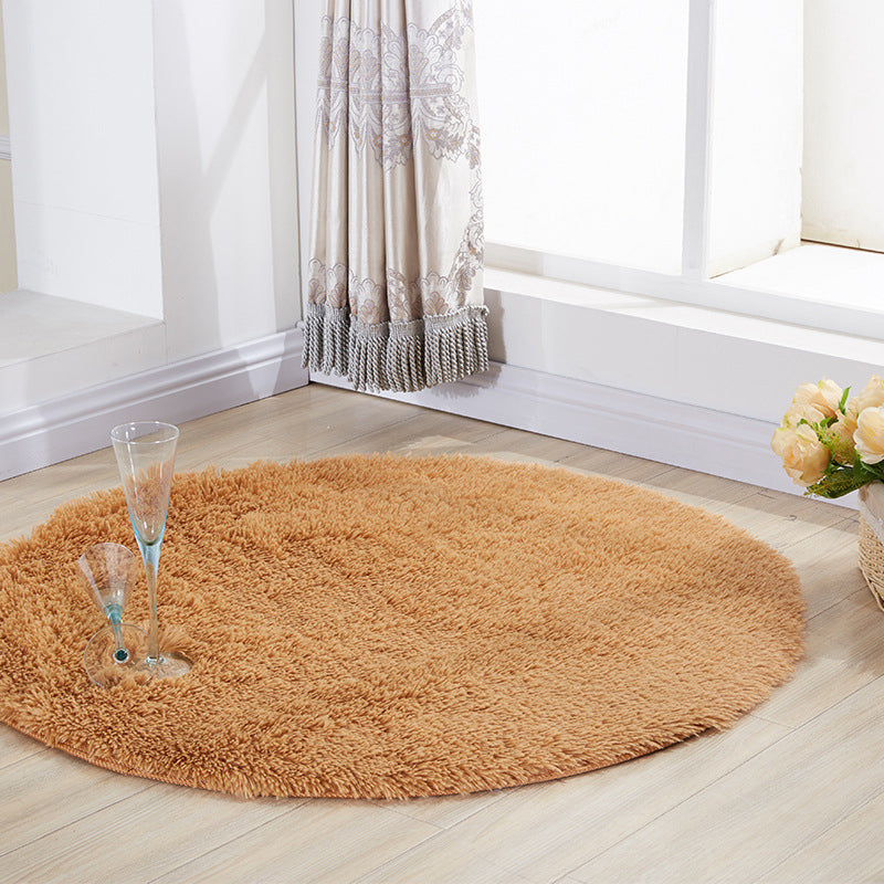 Multi Colored Comfort Rug Polypropylene Solid Color Carpet Non-Slip Backing Pet Friendly Washable Rug for Bedroom Clearhalo 'Area Rug' 'Casual' 'Rugs' Rug' 2238925