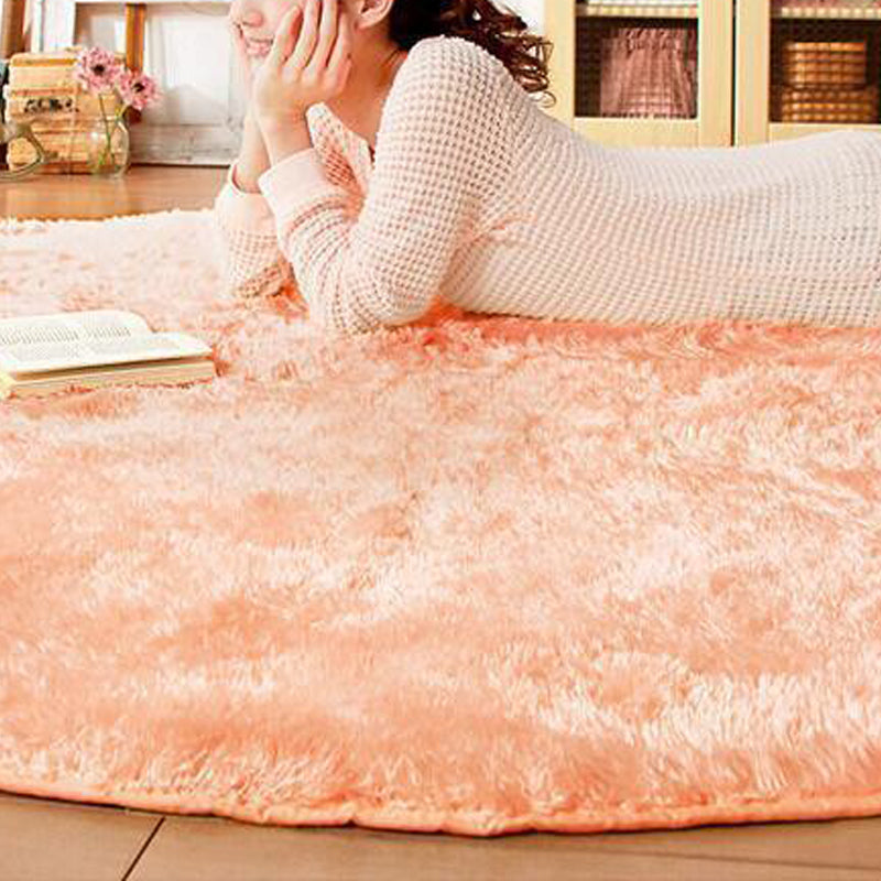 Multi-Color Home Decor Rug Simple Solid Color Area Carpet Synthetics Non-Slip Backing Easy Care Rug Pink Clearhalo 'Area Rug' 'Casual' 'Rugs' Rug' 2238954