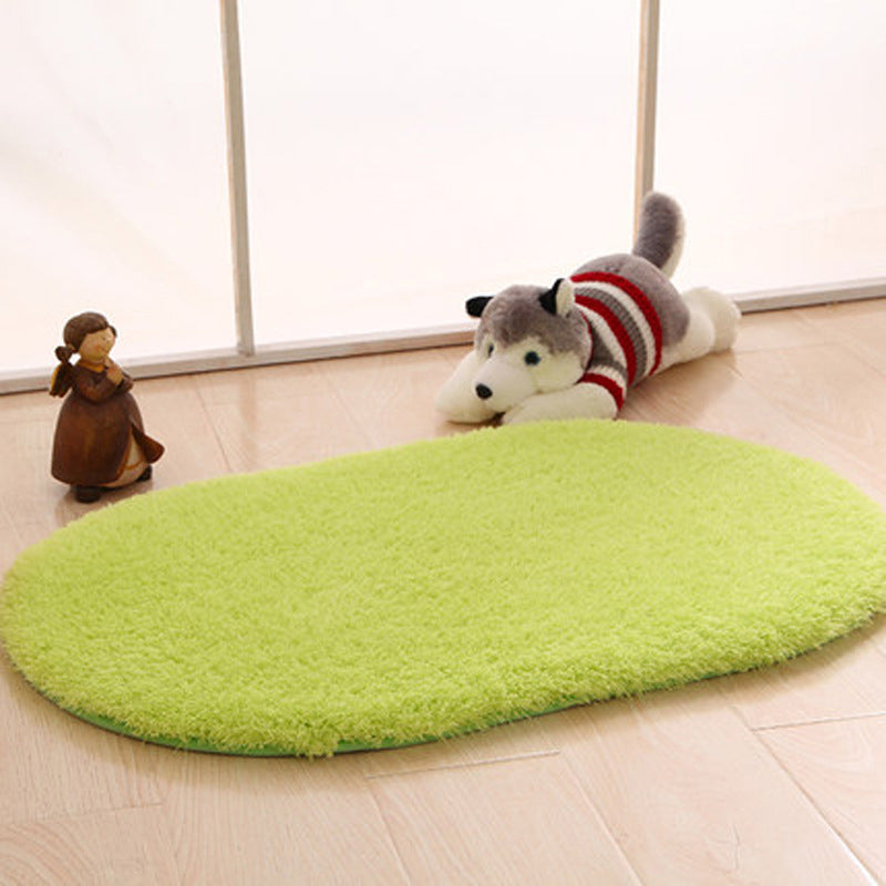 Simple Cute Rug Multi-Colored Solid Color Indoor Rug Anti-Slip Pet Friendly Easy Care Area Carpet for Home Clearhalo 'Area Rug' 'Casual' 'Rugs' Rug' 2238975