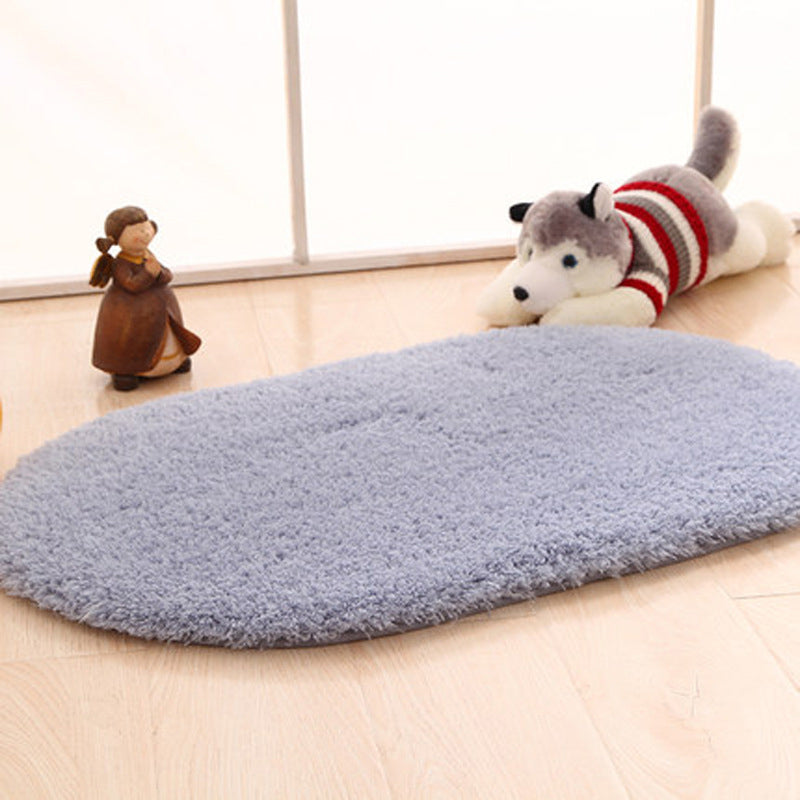 Simple Cute Rug Multi-Colored Solid Color Indoor Rug Anti-Slip Pet Friendly Easy Care Area Carpet for Home Clearhalo 'Area Rug' 'Casual' 'Rugs' Rug' 2238976