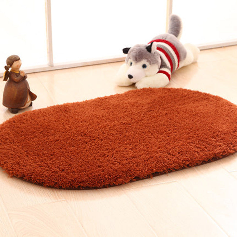 Simple Cute Rug Multi-Colored Solid Color Indoor Rug Anti-Slip Pet Friendly Easy Care Area Carpet for Home Coffee Clearhalo 'Area Rug' 'Casual' 'Rugs' Rug' 2238985