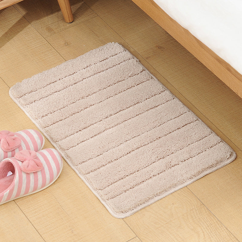 Multi Color Casual Rug Polyster Solid Color Area Carpet Non-Slip Backing Machine Washable Easy Care Rug for Bedroom Camel 1'8" x 2'7" Clearhalo 'Area Rug' 'Casual' 'Rugs' Rug' 2239005