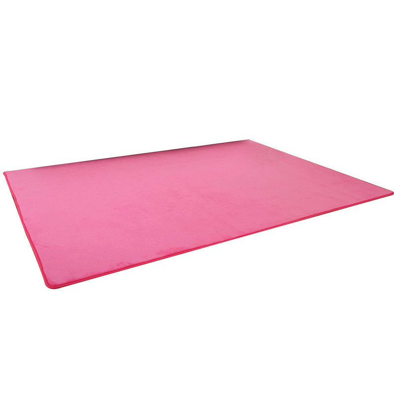 Simple Multi Color Plain Rug Polyster Relaxing Area Carpet Non-Slip Easy Care Washable Indoor Rug for Parlor Clearhalo 'Area Rug' 'Casual' 'Rugs' Rug' 2239010