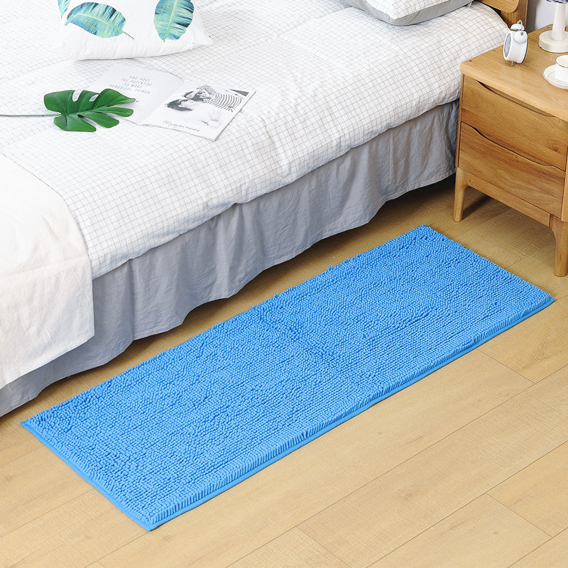 Relaxing Bedroom Rug Multi Colored Plain Area Carpet Synthetics Non-Slip Backing Pet Friendly Indoor Rug Lake Blue Clearhalo 'Area Rug' 'Casual' 'Rugs' Rug' 2239029