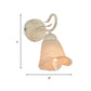 Frosted Glass Distressed White Sconce Floral Single Light Traditional Wall Mount Light with Round Backplate for Bedroom Clearhalo 'Wall Lamps & Sconces' 'Wall Lights' Lighting' 223903
