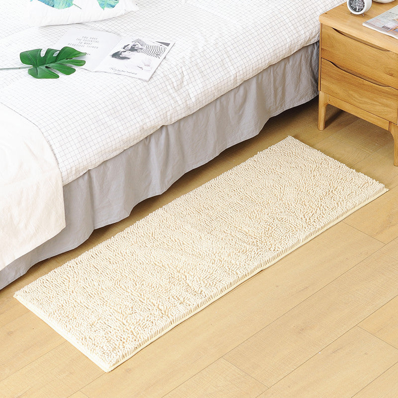 Relaxing Bedroom Rug Multi Colored Plain Area Carpet Synthetics Non-Slip Backing Pet Friendly Indoor Rug Cream Clearhalo 'Area Rug' 'Casual' 'Rugs' Rug' 2239030