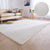 Comfort Bedroom Rug Multi Colored Plain Indoor Rug Polypropylene Polypropylene Anti-Slip Easy Care Carpet White Clearhalo 'Area Rug' 'Casual' 'Rugs' Rug' 2239032
