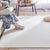 Multi-Colored Simple Rug Polypropylene Plain Area Rug Non-Slip Backing Machine Washable Carpet for Bedroom Beige Clearhalo 'Area Rug' 'Casual' 'Rugs' Rug' 2239068