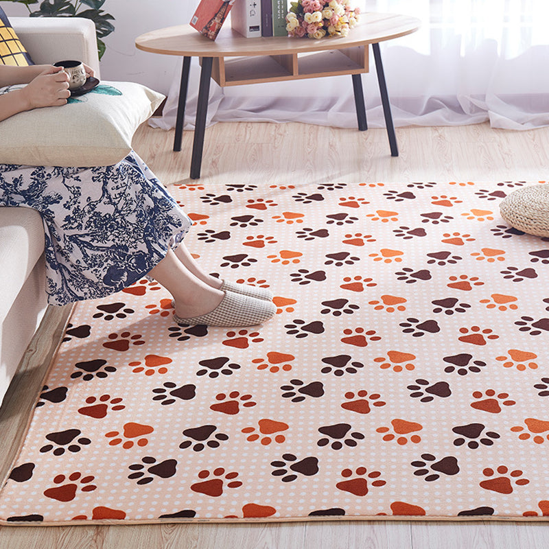 Multi-Colored Simple Rug Polypropylene Plain Area Rug Non-Slip Backing Machine Washable Carpet for Bedroom Clearhalo 'Area Rug' 'Casual' 'Rugs' Rug' 2239079