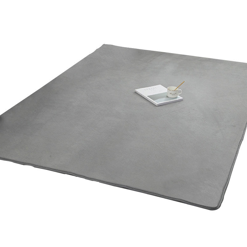 Simple Solid Rug Multi Color Polypropylene Area Carpet Non-Slip Backing Washable Easy Care Indoor Rug for Room Clearhalo 'Area Rug' 'Casual' 'Rugs' Rug' 2239090