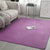 Simple Solid Rug Multi Color Polypropylene Area Carpet Non-Slip Backing Washable Easy Care Indoor Rug for Room Purple Clearhalo 'Area Rug' 'Casual' 'Rugs' Rug' 2239100