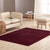 Calming Home Decor Rug Multi Color Solid Color Carpet Synthetics Anti-Slip Pet Friendly Stain-Resistant Indoor Rug Burgundy Clearhalo 'Area Rug' 'Casual' 'Rugs' Rug' 2239127