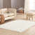 Calming Home Decor Rug Multi Color Solid Color Carpet Synthetics Anti-Slip Pet Friendly Stain-Resistant Indoor Rug White Clearhalo 'Area Rug' 'Casual' 'Rugs' Rug' 2239131