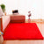 Simple Multi Color Plain Rug Cotton Comfort Area Carpet Non-Slip Backing Pet Friendly Rug for Bedroom Red Clearhalo 'Area Rug' 'Casual' 'Rugs' Rug' 2239141