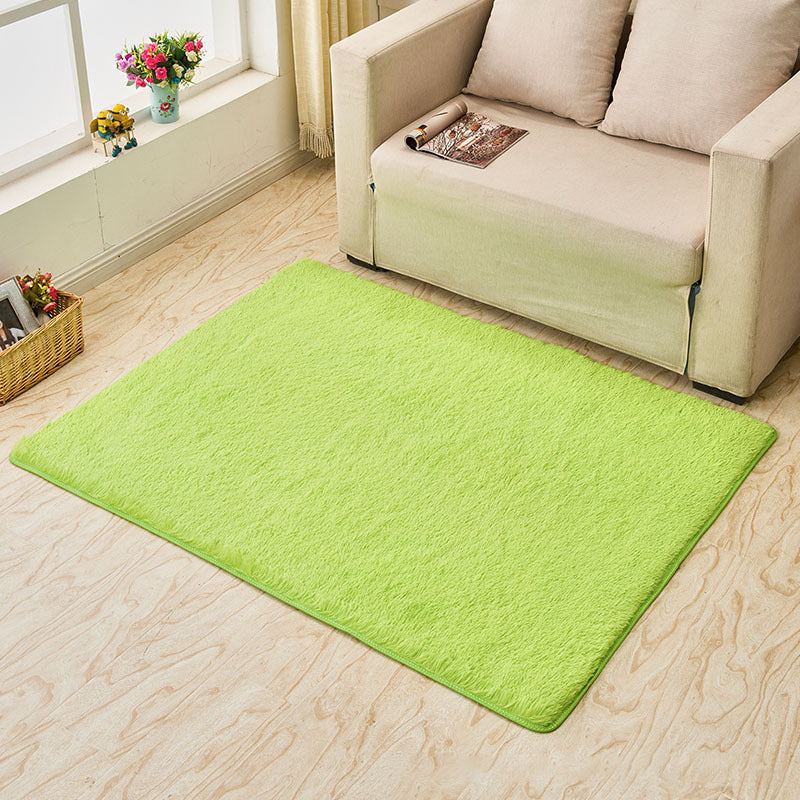 Casual Solid Color Rug Multi-Colored Polypropylene Area Carpet Pet Friendly Easy Care Indoor Rug for Living Room Fruit Green Clearhalo 'Area Rug' 'Casual' 'Rugs' Rug' 2239161