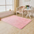 Casual Solid Color Rug Multi-Colored Polypropylene Area Carpet Pet Friendly Easy Care Indoor Rug for Living Room Pink Clearhalo 'Area Rug' 'Casual' 'Rugs' Rug' 2239162