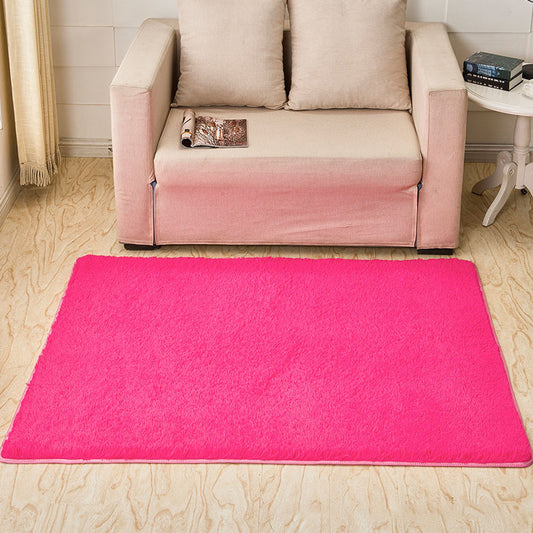 Casual Solid Color Rug Multi-Colored Polypropylene Area Carpet Pet Friendly Easy Care Indoor Rug for Living Room Rose Red Clearhalo 'Area Rug' 'Casual' 'Rugs' Rug' 2239163