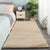 Contemporary Bedroom Rug Multi Color Solid Area Carpet Polyster Pet Friendly Anti-Slip Backing Rug Light Camel Clearhalo 'Area Rug' 'Casual' 'Rugs' Rug' 2239248