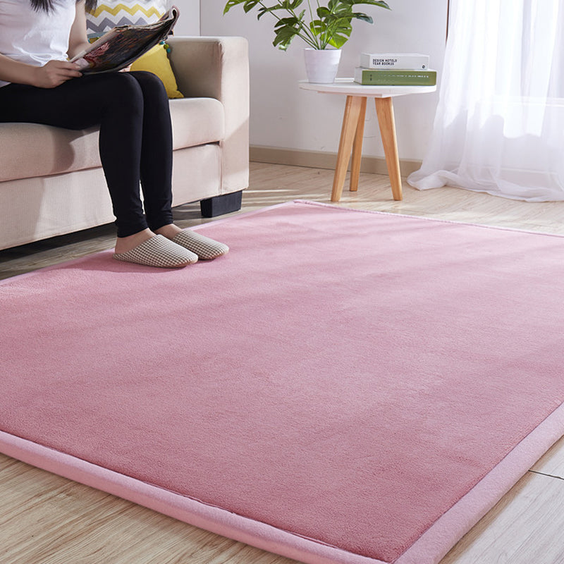 Multi Color Comfort Rug Cotton Blend Plain Indoor Rug Pet Friendly Easy Care Washable Carpet for Room Clearhalo 'Area Rug' 'Casual' 'Rugs' Rug' 2239251