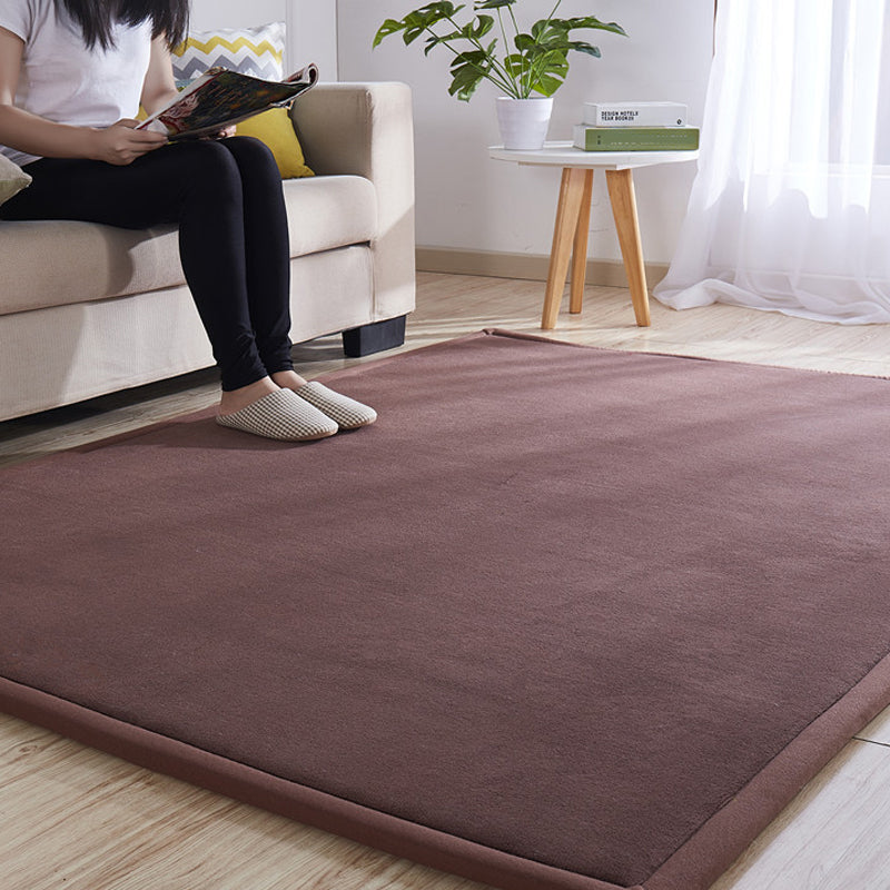 Multi Color Comfort Rug Cotton Blend Plain Indoor Rug Pet Friendly Easy Care Washable Carpet for Room Clearhalo 'Area Rug' 'Casual' 'Rugs' Rug' 2239252