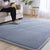 Multi Color Comfort Rug Cotton Blend Plain Indoor Rug Pet Friendly Easy Care Washable Carpet for Room Silver Gray Clearhalo 'Area Rug' 'Casual' 'Rugs' Rug' 2239264