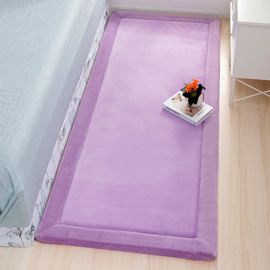 Minimalist Home Decor Rug Multi-Colored Solid Carpet Anti-Slip Stain-Resistant Easy Care Indoor Rug Purple Clearhalo 'Area Rug' 'Casual' 'Rugs' Rug' 2239270