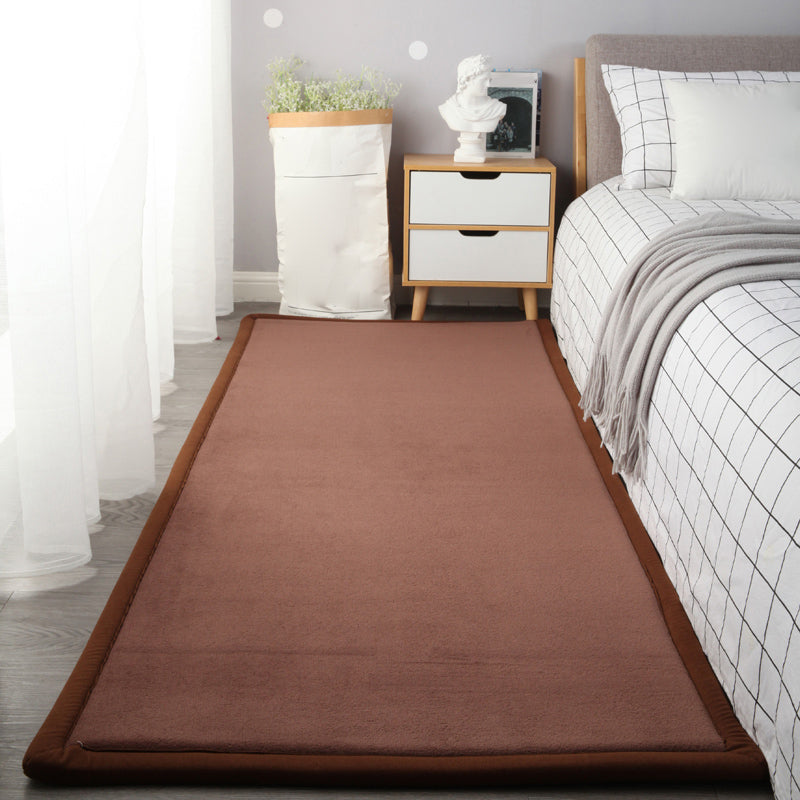 Simple Casual Rug Multi Colored Plain Indoor Rug Easy Care Pet Friendly Non-Slip Backing Carpet for Bedroom Coffee Clearhalo 'Area Rug' 'Casual' 'Rugs' Rug' 2239292