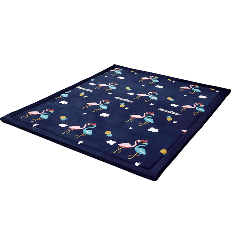 Simplicity Solid Color Rug Multi Colored Polypropylene Area Rug Easy Care Washable Non-Slip Carpet for Bedroom Clearhalo 'Area Rug' 'Casual' 'Rugs' Rug' 2239296