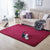 Multi-Colored Plain Rug Synthetics Minimalist Carpet Pet Friendly Anti-Slip Backing Indoor Rug for Living Room Burgundy Clearhalo 'Area Rug' 'Casual' 'Rugs' Rug' 2239362