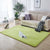 Multi-Colored Plain Rug Synthetics Minimalist Carpet Pet Friendly Anti-Slip Backing Indoor Rug for Living Room Fruit Green Clearhalo 'Area Rug' 'Casual' 'Rugs' Rug' 2239366