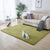 Multi-Colored Plain Rug Synthetics Minimalist Carpet Pet Friendly Anti-Slip Backing Indoor Rug for Living Room Green Clearhalo 'Area Rug' 'Casual' 'Rugs' Rug' 2239368