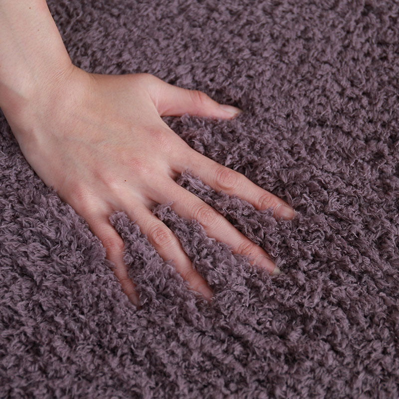 Simplicity Solid Color Rug Multi Color Lamb Wool Carpet Anti-Slip Backing Stain-Resistant Rug for Decor Clearhalo 'Area Rug' 'Casual' 'Rugs' Rug' 2239401