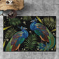 Multicolor Living Room Rug Unique Animal Print Rug Polypropylene Pet Friendly Washable Area Carpet Dark Green Clearhalo 'Area Rug' 'Rug' 2239414