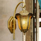 1 Head Wall Mount Light Moroccan Bell Iron Wall Light Fixture in Brass for Living Room Clearhalo 'Wall Lamps & Sconces' 'Wall Lights' Lighting' 2240903