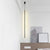 Acrylic Pole LED Suspension Light Minimalist Black Pendant Light Fixture for Bedside Black Clearhalo 'Ceiling Lights' 'Modern Pendants' 'Modern' 'Pendant Lights' 'Pendants' Lighting' 2241130