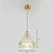 1-Light Pendant Light Antique Diamond Cage Iron Hanging Light Fixture for Dining Room Gold White Clearhalo 'Art Deco Pendants' 'Black' 'Cast Iron' 'Ceiling Lights' 'Ceramic' 'Crystal' 'Industrial Pendants' 'Industrial' 'Metal' 'Middle Century Pendants' 'Pendant Lights' 'Pendants' 'Rustic Pendants' 'Tiffany' Lighting' 2241497