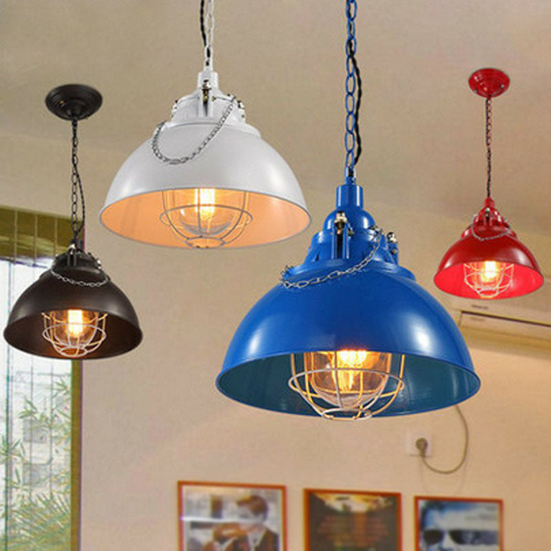 Antique Conical Shade Ceiling Light Single Iron Hanging Pendant Light for Restaurant Clearhalo 'Art Deco Pendants' 'Black' 'Cast Iron' 'Ceiling Lights' 'Ceramic' 'Crystal' 'Industrial Pendants' 'Industrial' 'Metal' 'Middle Century Pendants' 'Pendant Lights' 'Pendants' 'Rustic Pendants' 'Tiffany' Lighting' 2241579