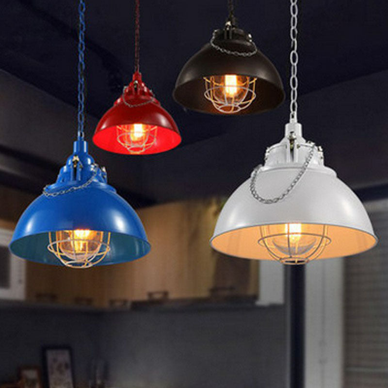 Antique Conical Shade Ceiling Light Single Iron Hanging Pendant Light for Restaurant Clearhalo 'Art Deco Pendants' 'Black' 'Cast Iron' 'Ceiling Lights' 'Ceramic' 'Crystal' 'Industrial Pendants' 'Industrial' 'Metal' 'Middle Century Pendants' 'Pendant Lights' 'Pendants' 'Rustic Pendants' 'Tiffany' Lighting' 2241580