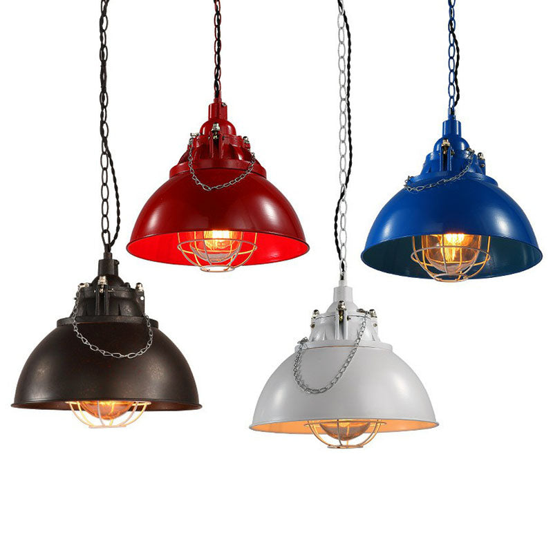 Antique Conical Shade Ceiling Light Single Iron Hanging Pendant Light for Restaurant Clearhalo 'Art Deco Pendants' 'Black' 'Cast Iron' 'Ceiling Lights' 'Ceramic' 'Crystal' 'Industrial Pendants' 'Industrial' 'Metal' 'Middle Century Pendants' 'Pendant Lights' 'Pendants' 'Rustic Pendants' 'Tiffany' Lighting' 2241582