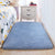 Casual Room Rug Multi-Color Solid Color Area Carpet Cotton Non-Slip Backing Washable Easy Care Rug Blue Clearhalo 'Area Rug' 'Casual' 'Modern' 'Rugs' Rug' 2241721