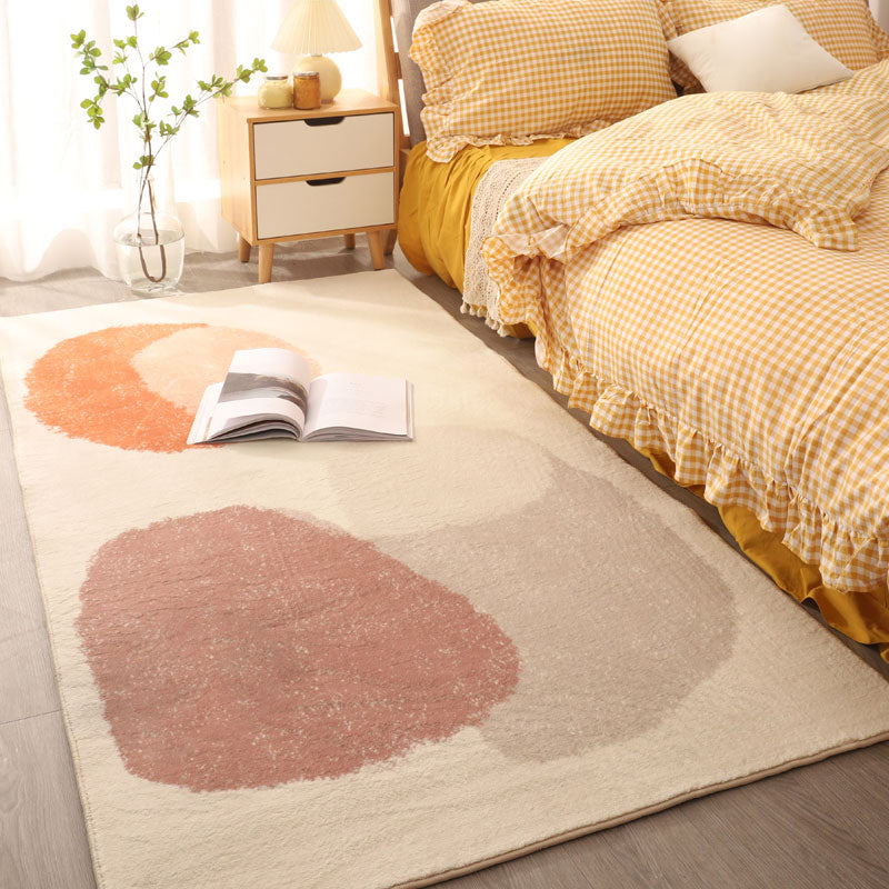 Cute Colorblock Rug Multi Color Synthetics Indoor Rug Non-Slip Backing Pet Friendly Carpet for Room Decor Red Brown Clearhalo 'Area Rug' 'Rug' 2241826