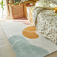 Cute Colorblock Rug Multi Color Synthetics Indoor Rug Non-Slip Backing Pet Friendly Carpet for Room Decor Blue Clearhalo 'Area Rug' 'Rug' 2241830