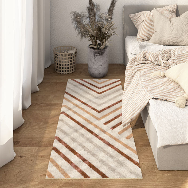 Multi Color Bedroom Rug Ethnic Geometric Carpet Polypropylene Pet Friendly Washable Indoor Rug Dark Red Clearhalo 'Area Rug' 'Rugs' 'Southwestern' Rug' 2241834