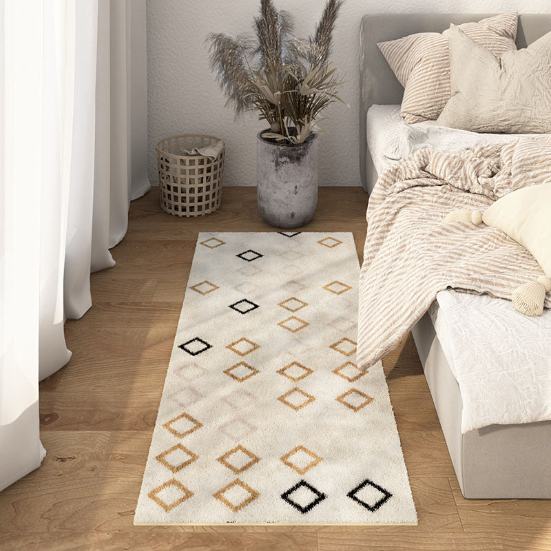Multi Color Bedroom Rug Ethnic Geometric Carpet Polypropylene Pet Friendly Washable Indoor Rug Yellow-Brown Clearhalo 'Area Rug' 'Rugs' 'Southwestern' Rug' 2241836