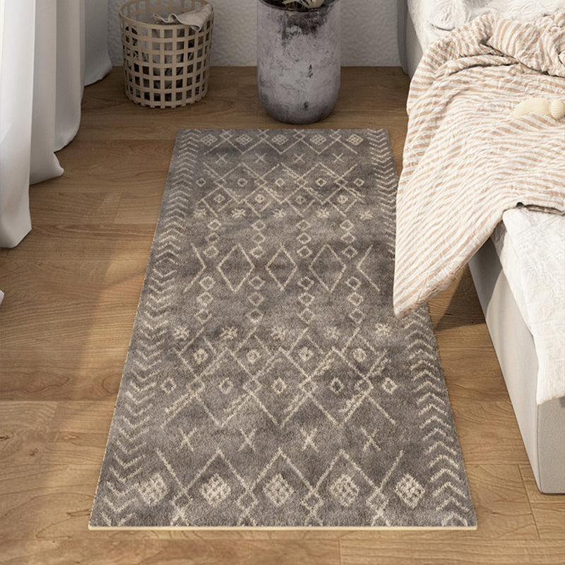 Multi Color Bedroom Rug Ethnic Geometric Carpet Polypropylene Pet Friendly Washable Indoor Rug Clearhalo 'Area Rug' 'Rugs' 'Southwestern' Rug' 2241837