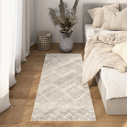 Multi Color Bedroom Rug Ethnic Geometric Carpet Polypropylene Pet Friendly Washable Indoor Rug Light Gray Clearhalo 'Area Rug' 'Rugs' 'Southwestern' Rug' 2241840