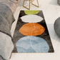 Multi-Colored Designer Rug Polyster Color Block Carpet Non-Slip Backing Easy Care Indoor Rug for Bedroom Yellow-Red Clearhalo 'Area Rug' 'Rug' 2241853