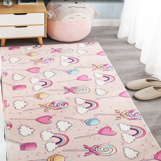 Modern Fairy Tale Rug Multi Color Blended Carpet Pet Friendly Easy Care Washable Indoor Rug for Bedroom Clearhalo 'Area Rug' 'Modern' 'Rugs' Rug' 2241925