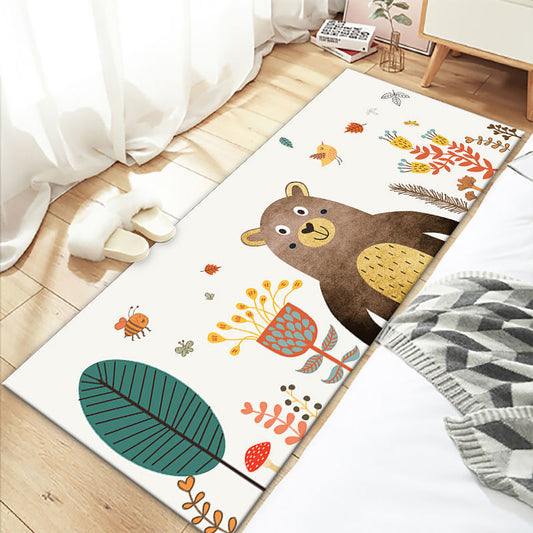 Multicolor Cartoon Print Rug Polyster Lovely Carpet Non-Slip Backing Easy Care Washable Area Rug for Decoration Clearhalo 'Area Rug' 'Rug' 2242003